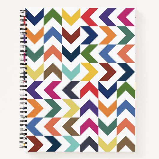 Rainbow ZigZag Notitieboek (Voorkant)