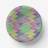 Rainbow Zigzags Papieren Kommen (Voorkant)