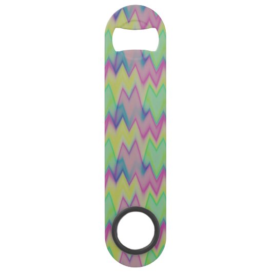 Rainbow Zigzags Speed Flessenopener (Voorkant)