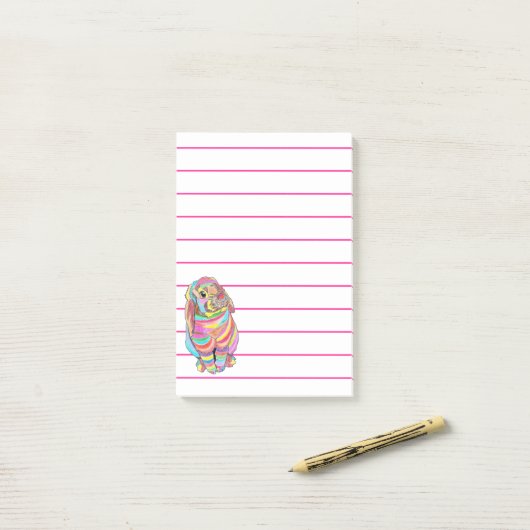 Rainbowbunny Post-it Notes (Op bureau)