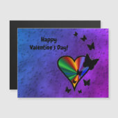 Rainboweart en vlinder (Voorkant / Achterkant)