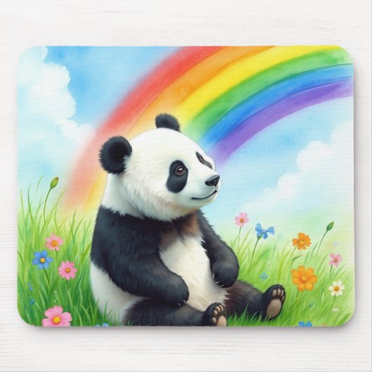 RainbowPandaBear Muismat (Voorkant)