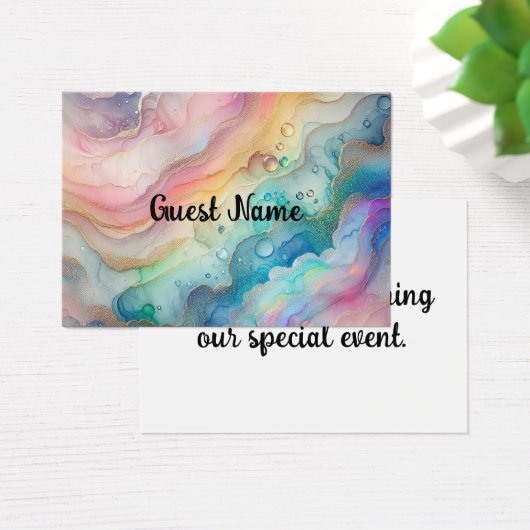 Rainbows & Bubbles Cartes de Place (Bureau)