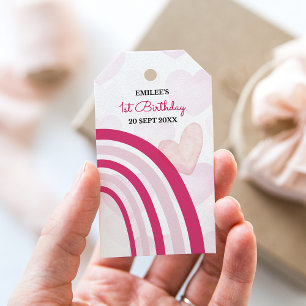 Rainbows en hartartikelen voor baby-meisjes (warm  cadeaulabel