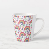 Rainbows & Flowers Latte Mok (Rechts)