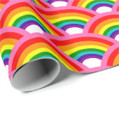 Rainbows Forever Pattern Cadeaupapier (Rol Hoek)