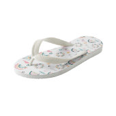 Rainbows & Hearts Patroon Kinder Teenslippers (Schuin)