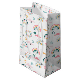 Rainbows & Hearts Patroon Klein Cadeauzakje