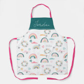 Rainbows & Hearts Patroon Schort (Voorkant)