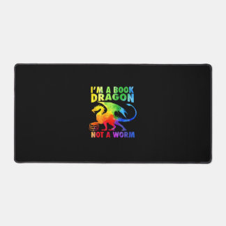 Rainbows I'm a Book Dragons Not a Worm LGBT Gay Bureaumat