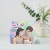 Rainbows, nuages fluides et carte postale Photo Pa (Debout devant)