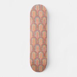 Rainbows opgeraapt skateboard