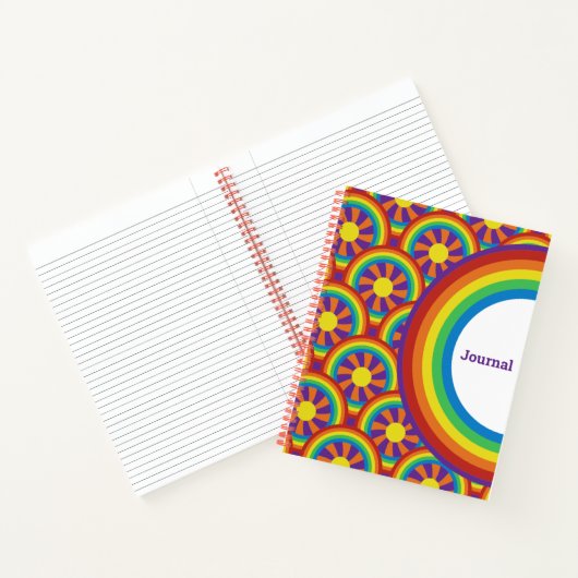 Rainbows style années 70 et Sun Graphic Journal (Intérieur)