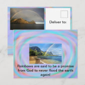 Rainbows sur carte postale (Devant / Derrière)