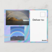 Rainbows sur carte postale (Dos)