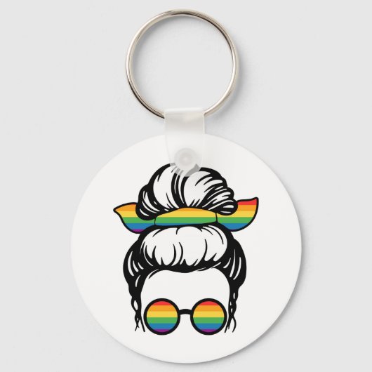 Rainbows zien sleutelhanger (Voorkant)