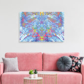 RainbowSnow© Art voor Colour Harmonix Canvas Afdruk (Insitu (Woonkamer))