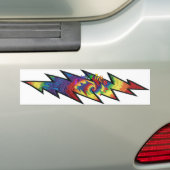 RainbowTribe2100x1800 Bumpersticker (Op auto)