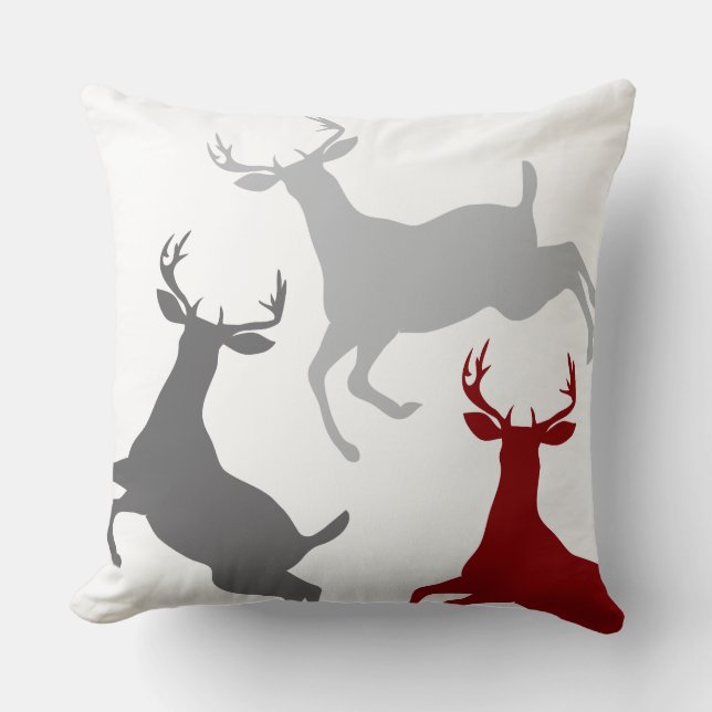 RAINDEER Kerst  Sierkussen (Voorkant)
