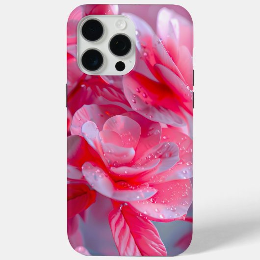 Raindrop Blush Pink Blossom Case-Mate iPhone Case (Achterkant)