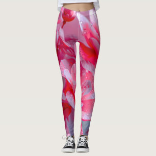 Raindrop Blush Pink Blossom Leggings