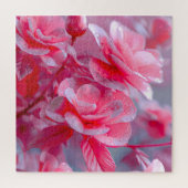 Raindrop Blush Pink Blossom Legpuzzel (Verticaal)
