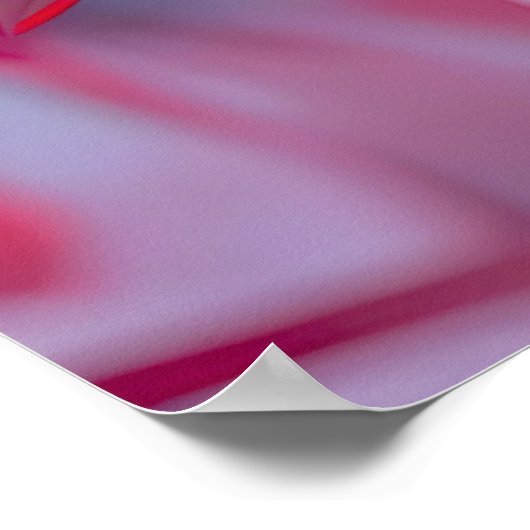 Raindrop Blush Pink Blossom Poster (Hoek)