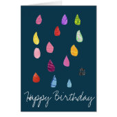 Raindrop boho coloré créatif (Devant)