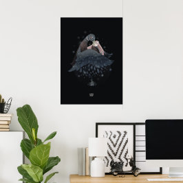 RAINDROP DUCK van Alexandra Dikaia Poster