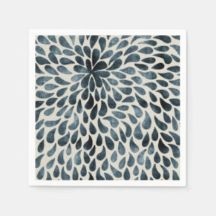 Raindrop Fractal Patronen in Natuur Rain Art Patte Servet