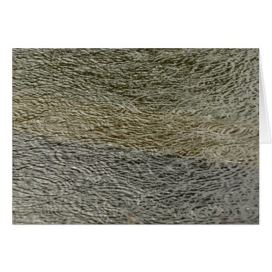 Raindrop Ripples Abstracte Natuur Fotografie (Voorkant Horizontaal)