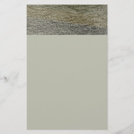 Raindrop Ripples Abstracte Natuur Fotografie Briefpapier (Voorkant)