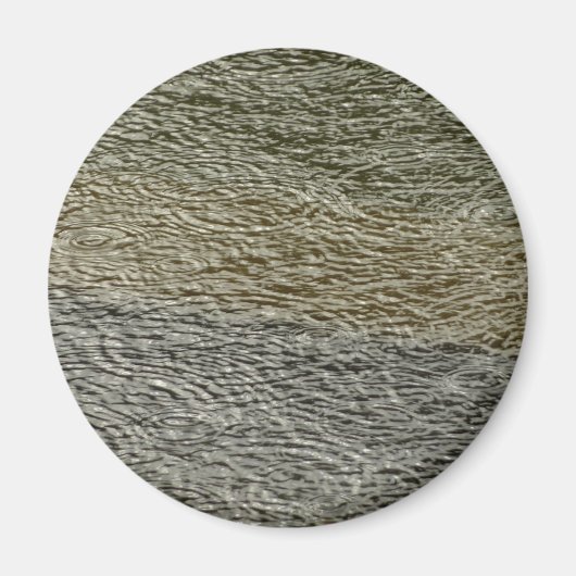 Raindrop Ripples Abstracte Natuur Fotografie Magneet (Voorkant)