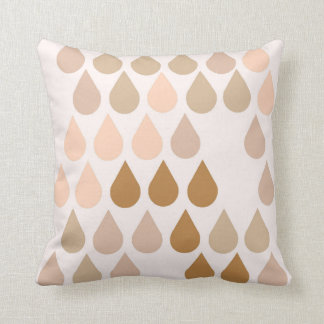 Raindrop roze boho kwekerijklooster, neutraal deco kussen