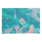 Raindrops Abstract Kussensloop (Voorkant-Rechts)