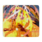 Raindrops Abstract Snijplank (Voorkant)