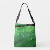 Raindrops Closeup Crossbody Tas (Achterkant)