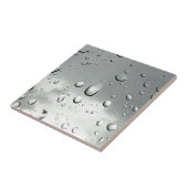 Raindrops fotografie tegeltje (Zijkant)