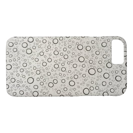 Raindrops iPhone 7 Coque (Dos (Horizontal))