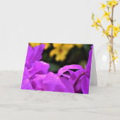 Raindrops, kaart (Gele Bloem)