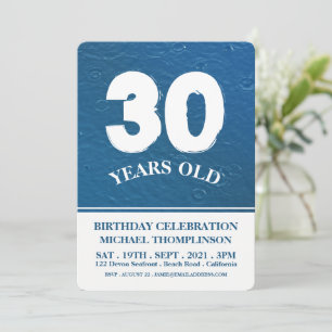 Raindrops, moderne verjaardag kaart