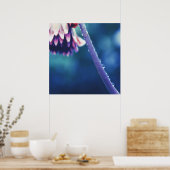 Raindrops op Abstracte Vloerstmacro Poster (Keuken)