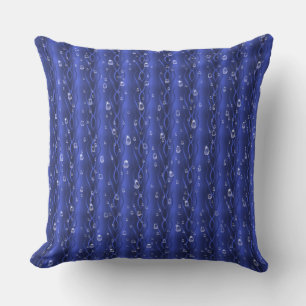 Raindrops op blauw metaal buitenkussen