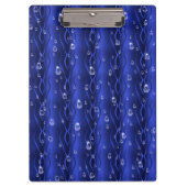 Raindrops op blauw metaal klembord (Voorkant)
