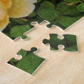 Raindrops op Gele Rose Legpuzzel (Zijkant)