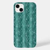 Raindrops op groen metaal Case-Mate iPhone case (Achterkant)