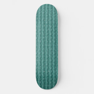 Raindrops op groen metaal skateboard