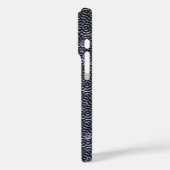 Raindrops op metaal Case-Mate iPhone case (Achterkant / Links)