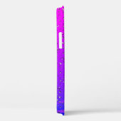 Raindrops op Neon Abstract Hoesje-Mate iPhone Case (Achterkant / Rechts)