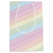 Raindrops Rainbow Baby shower Medium Cadeauzakje (Voorkant)